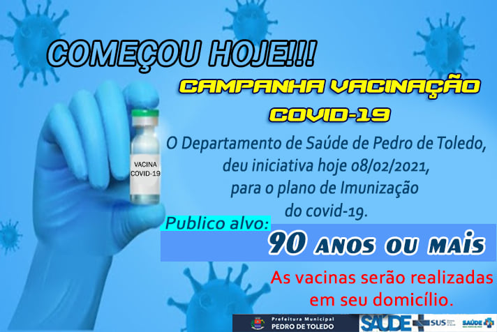 VACINAÇÃO COVID-19 PARA IDOSOS ACIMA DE 90 ANOS