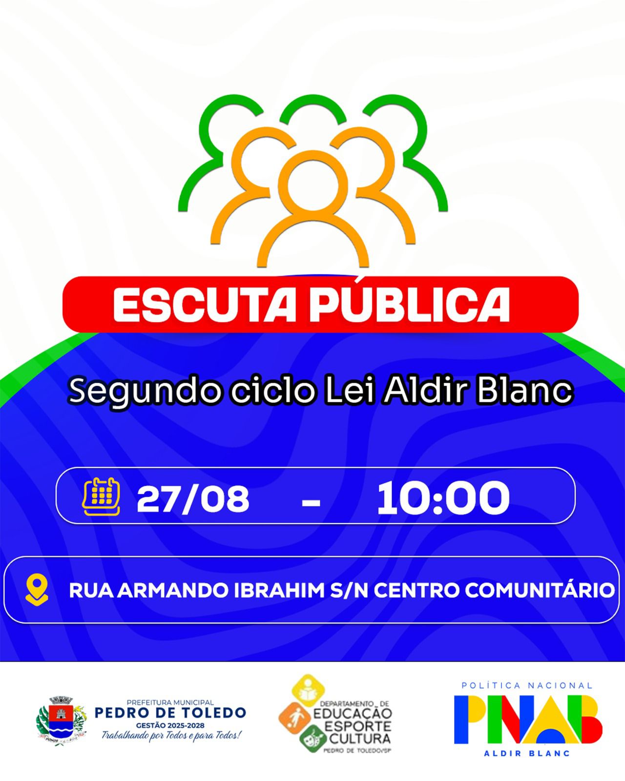 CONVOCAÇÃO AOS FAZEDORES DE CULTURA