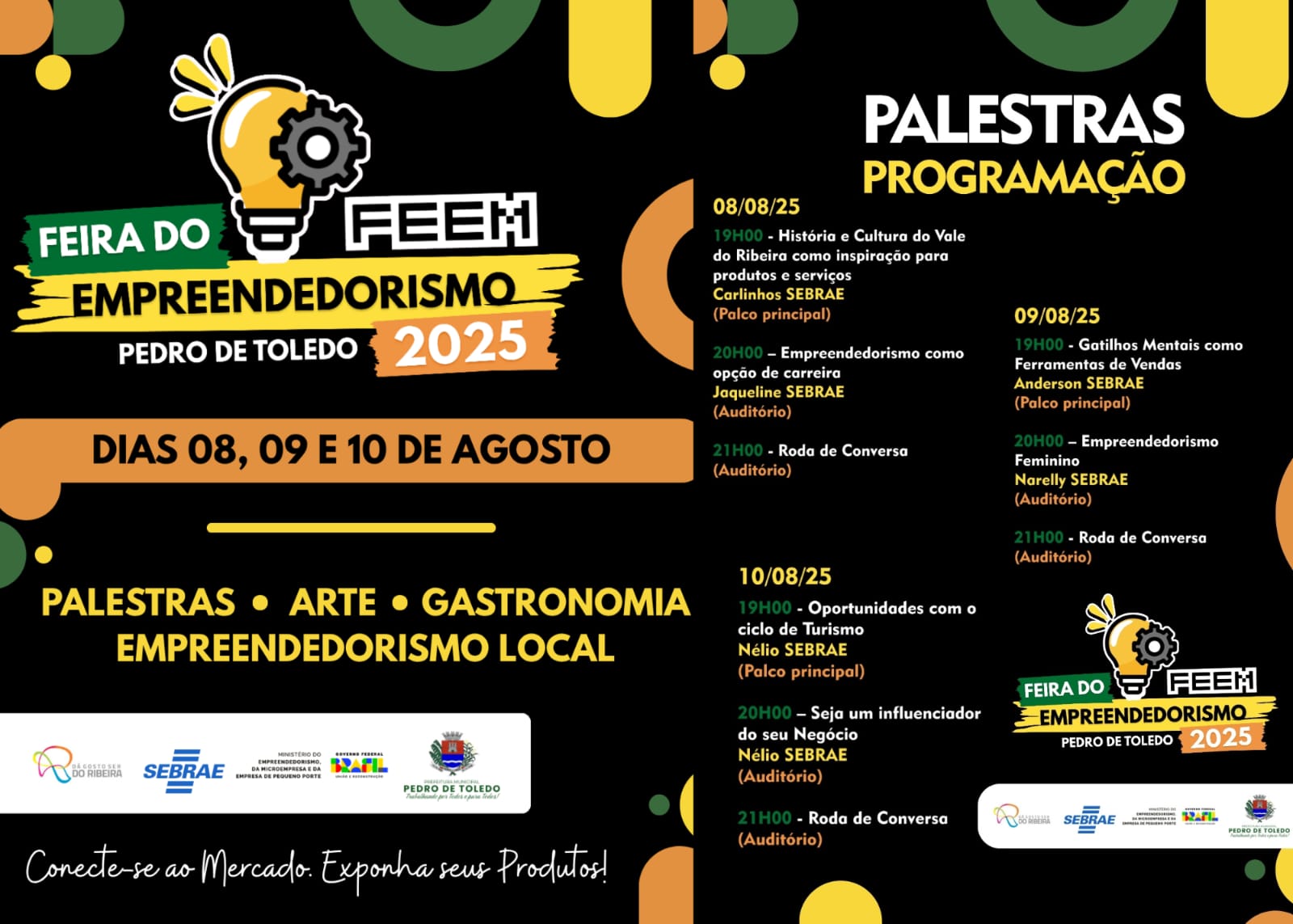 PEDRO DE TOLEDO RECEBE A FEIRA DO EMPREENDEDORISMO 2025