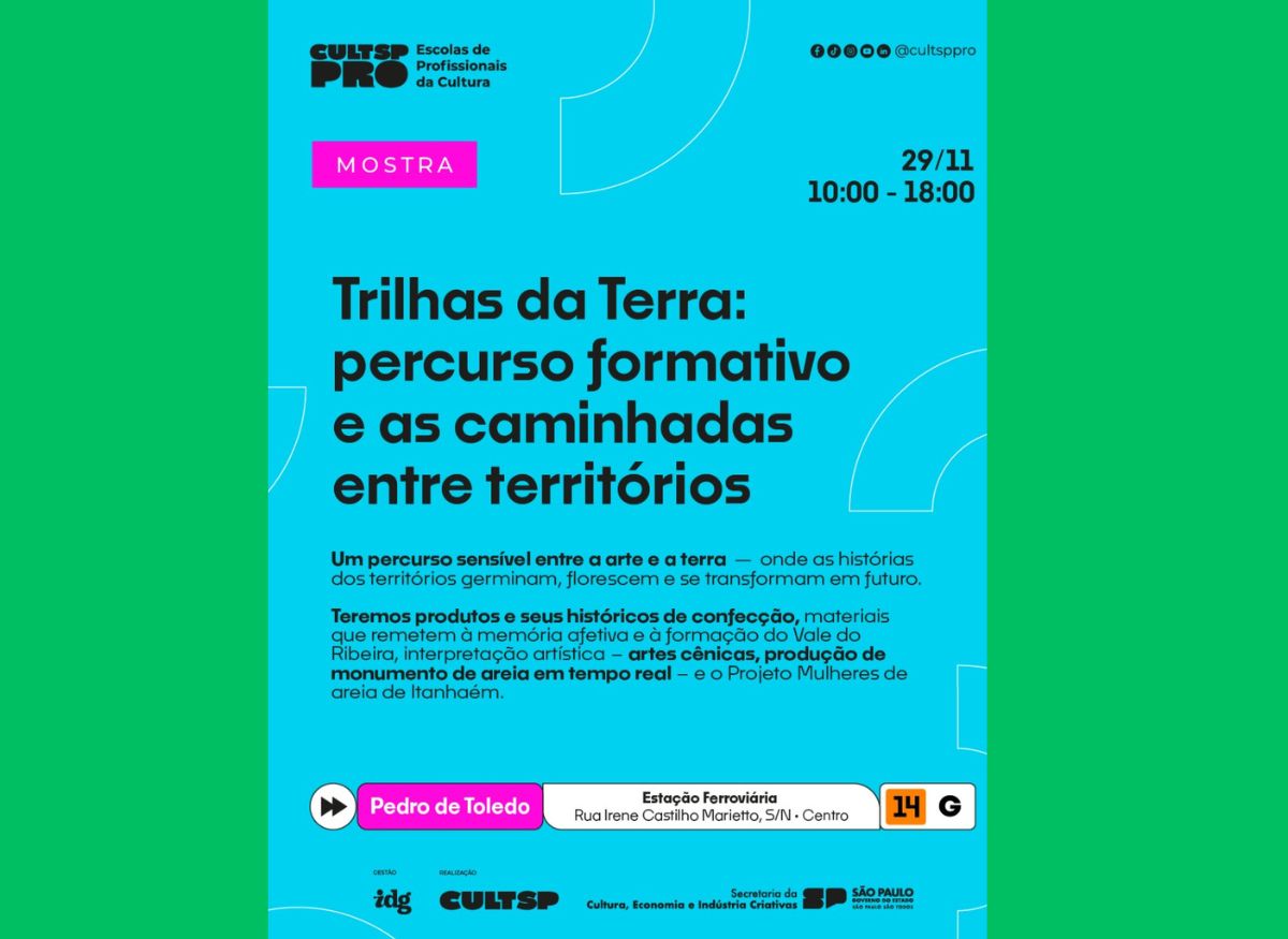 TRILHANDO A TERRA E A CULTURA EM PEDRO DE TOLEDO!