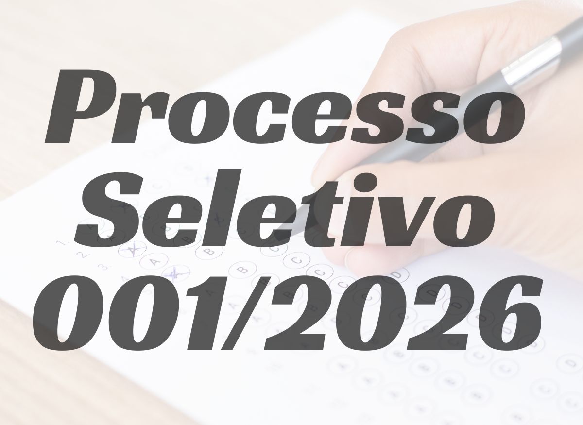 PROCESSO SELETIVO 001/2026