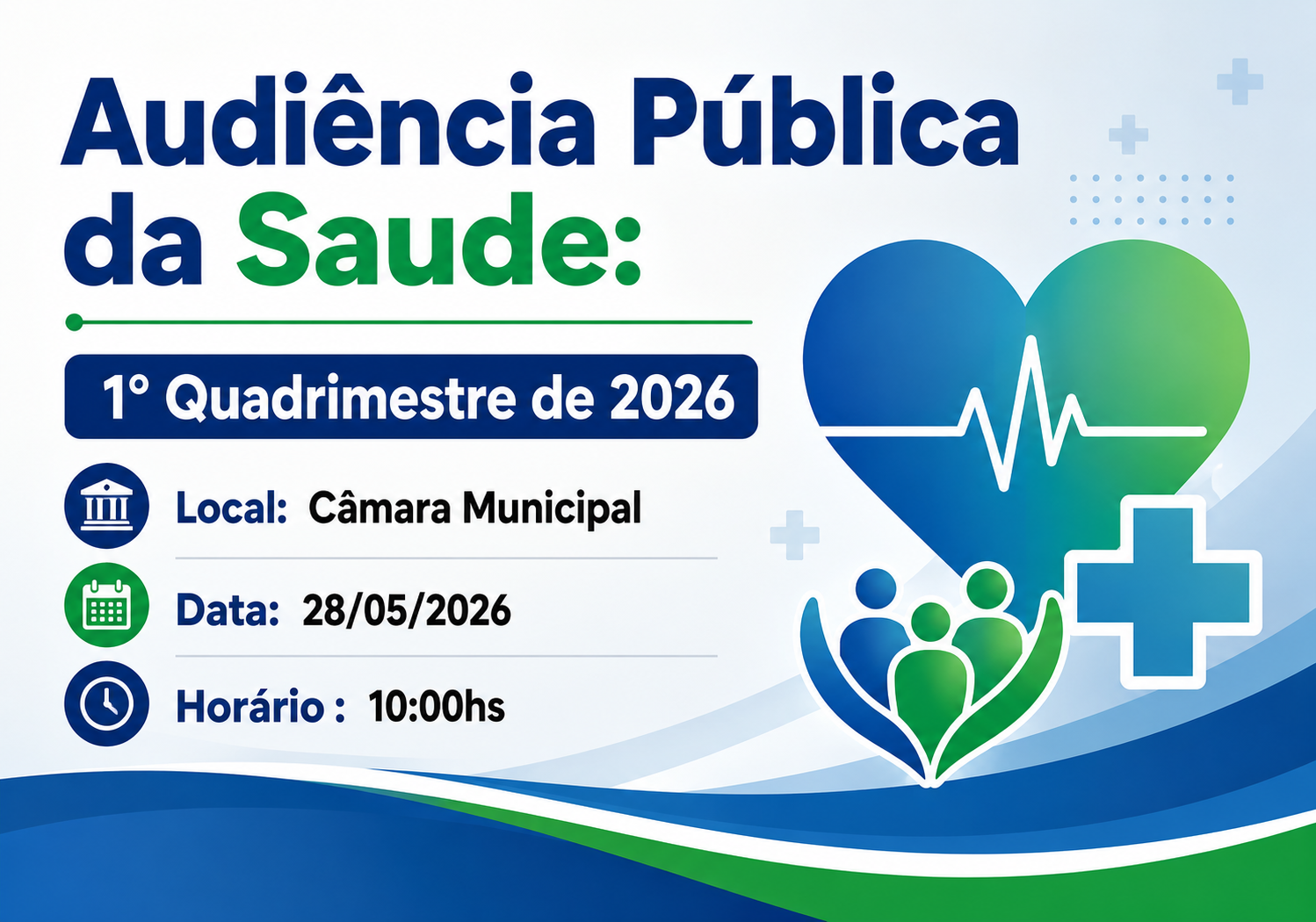 AUDIÊNCIA PÚBLICA DA SAÚDE -1º QUADRIMESTRE