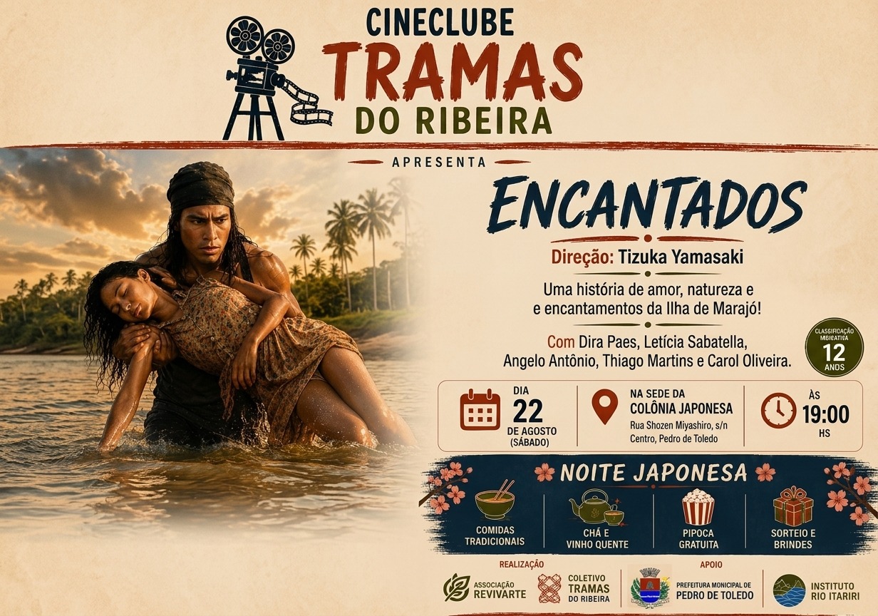 CINECLUBE TRAMAS DO RIBEIRA APRESENTA: “ENCANTADOS