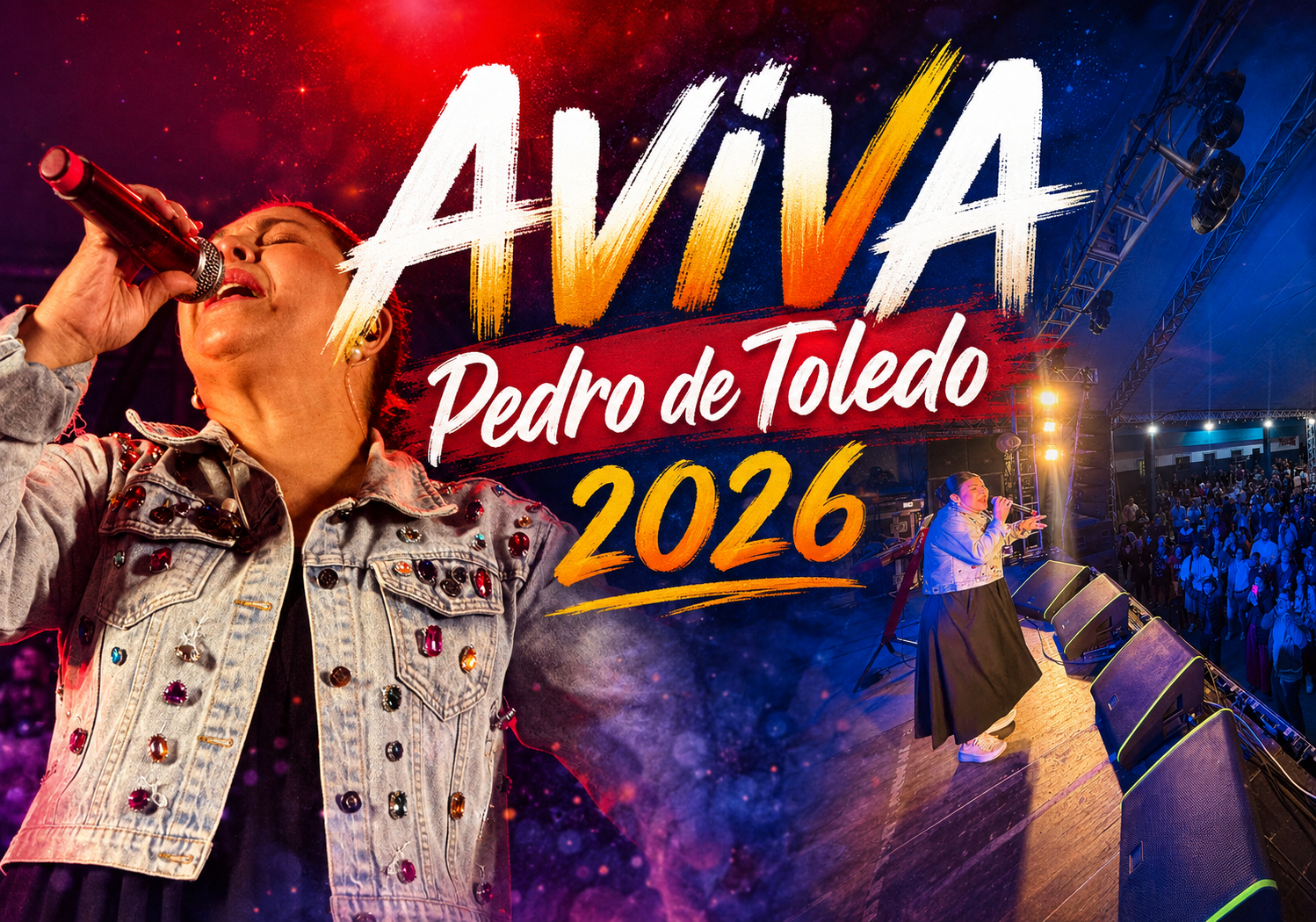AVIVA PEDRO DE TOLEDO REÚNE FIÉIS EM UMA NOITE DE FÉ, LOUVOR E ADORAÇÃO.